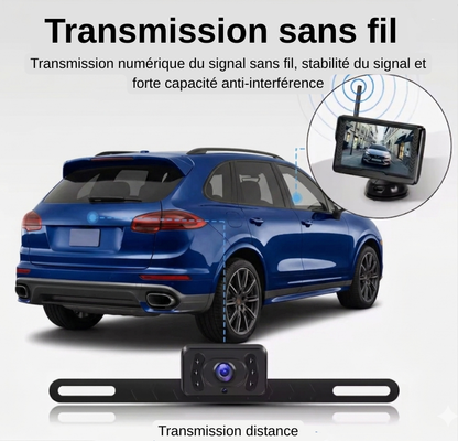 Kit caméra de recul sans fil étanche IP68 pour voiture