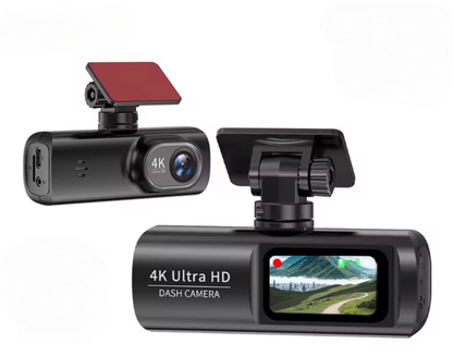 Dashcam 4K UHD WiFi double objectif avant arrière — MyCarConnect
