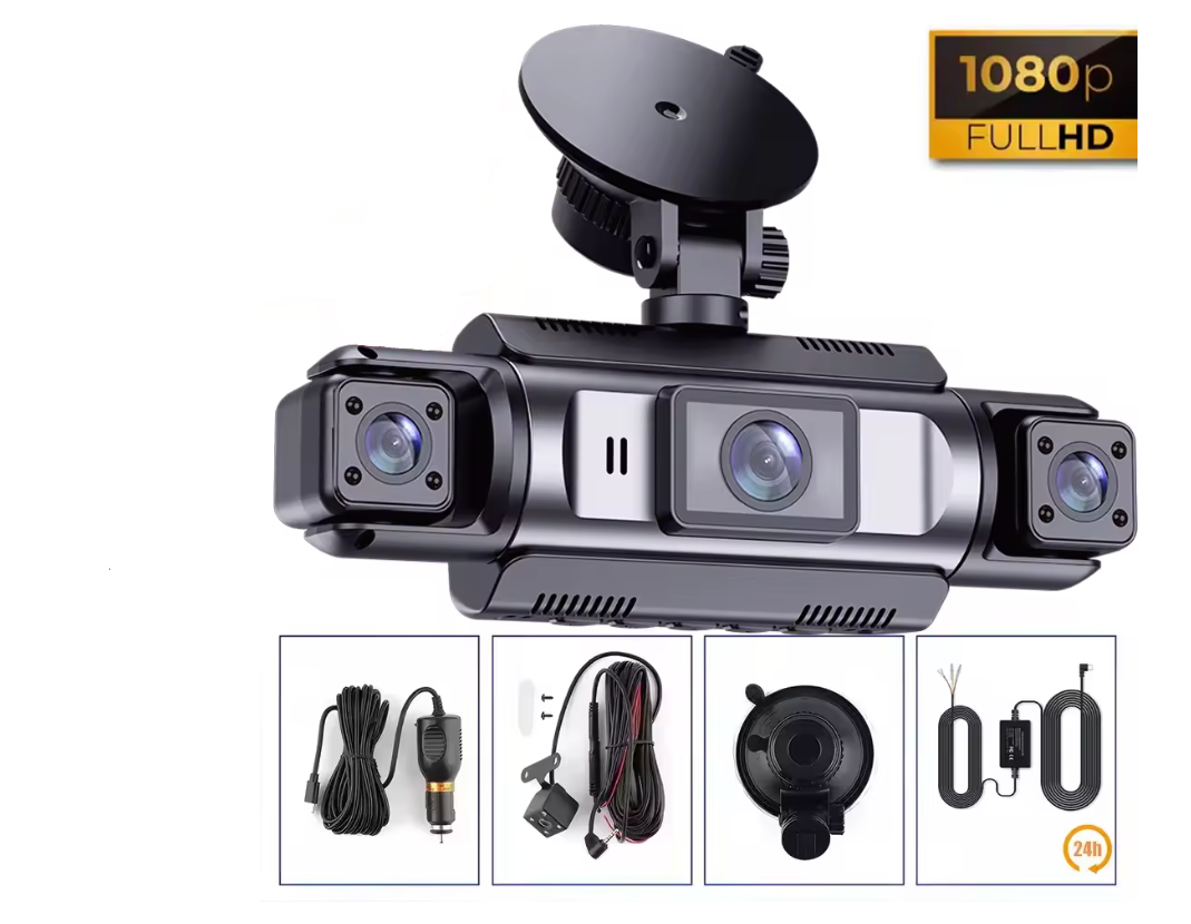 Dashcam voiture 360 vue intérieure habitacle Full HD