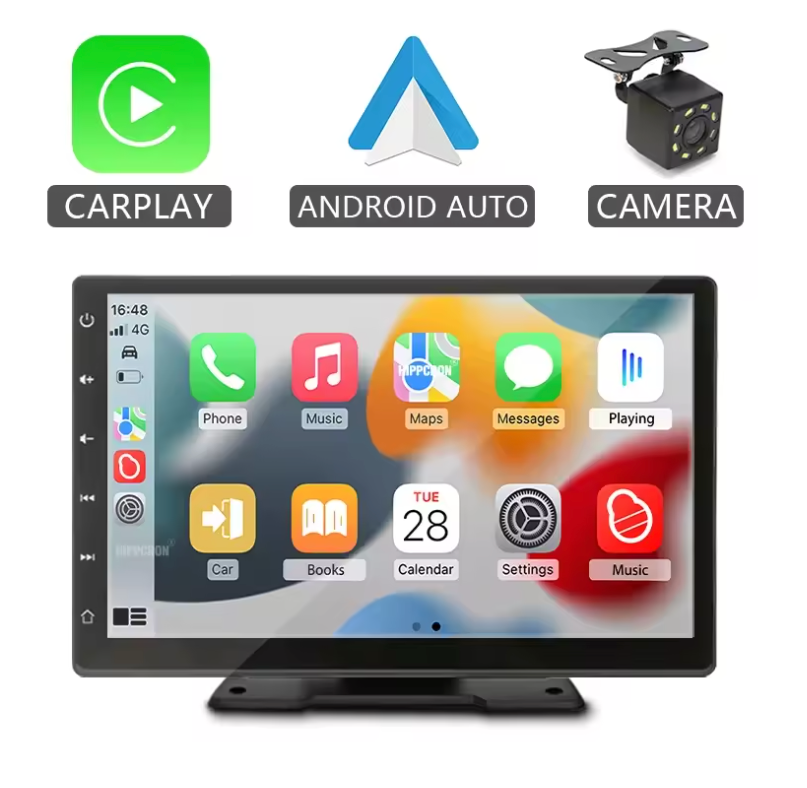 Mini Écran Tactile Compatible CarPlay et Android Auto 7 Pouces – Format Ultra-Compact