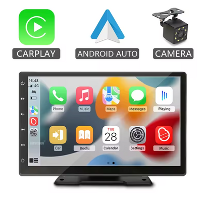 Mini Écran Tactile Compatible CarPlay et Android Auto 7 Pouces – Format Ultra-Compact