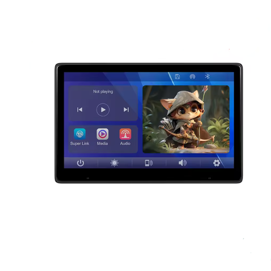 Écran appuie-tête 9 pouces lecteur vidéo HD Bluetooth USB HDMI