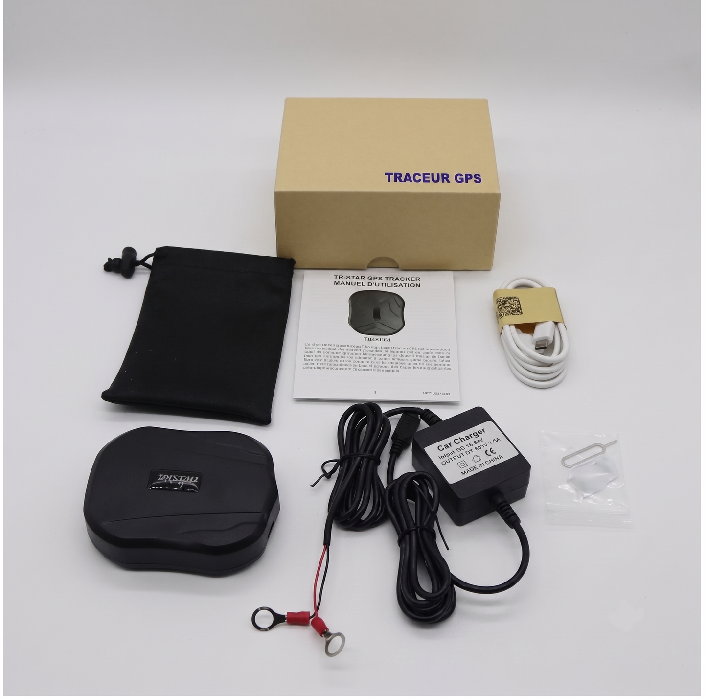 Traceur GPS Voiture 4G Magnétique 5000mAh – Suivi Temps Réel Sans Abonnement