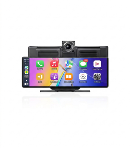 Écran CarPlay 10 pouces avec dashcam 4K intégrée — MyCarConnect