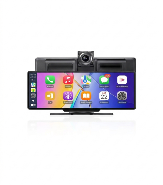 Écran CarPlay 10 pouces avec dashcam 4K intégrée — MyCarConnect