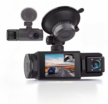 Dashcam WiFi 2 canaux avant habitacle Full HD 1080P — MyCarConnect