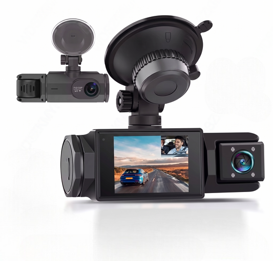 Dashcam WiFi 2 canaux avant habitacle Full HD 1080P — MyCarConnect