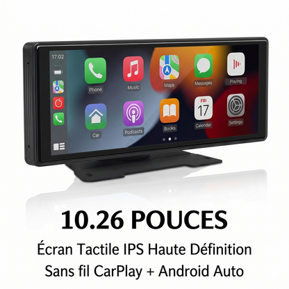 Écran CarPlay Bluetooth GPS intégré compatible toutes voitures