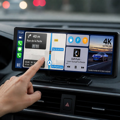 Écran tactile IPS 10,26 pouces CarPlay et Android Auto sans fil