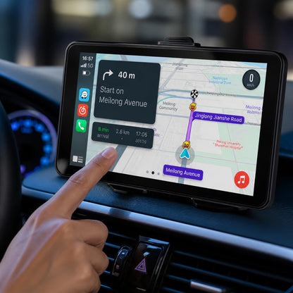 Dalle IPS tactile 7 pouces 1024x600 CarPlay et Android Auto