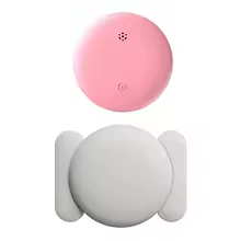 Mini traceur GPS magnétique rose compatible Find My
